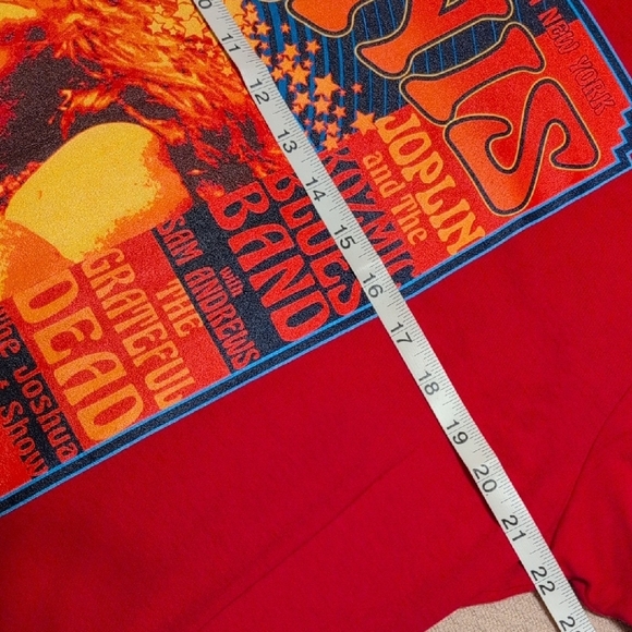 Bold Red Janis Joplin Graphic Tee - Picture 5 of 6